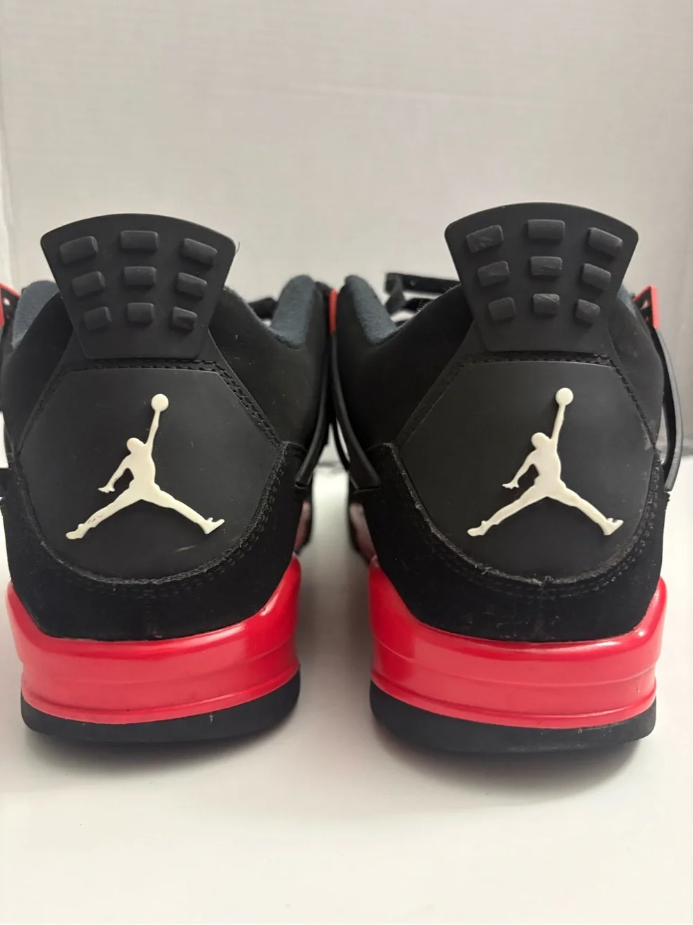 Jordan Black and Red High-Top Sneakers